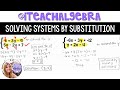 Solving Systems of Equations by Substitution