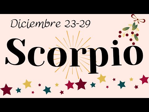 ESCORPIO "Manifestarás TU MÁXIMO Poder! Tarot DICIEMBRE 23-29