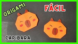 ⩥ Cómo hacer un CAPIBARA de ORIGAMI
