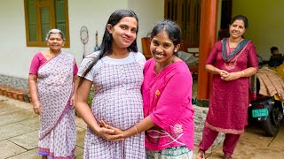വിശേഷമാണ് 😍 അനിയത്തി എട്ടാം മാസത്തിൽ വീട്ടിലേക്ക് വന്നു  Eight Month Pregnancy 