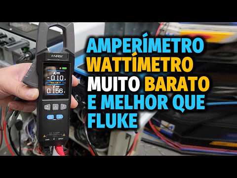 DMC-100 FNIRSI: Alicate Amperímetro e Wattímetro mais BARATO e Melhor que FLUKE