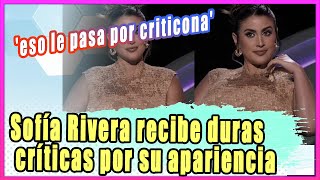Sofía Rivera Torres recibe duras críticas por su apariencia a meses de dar a luz
