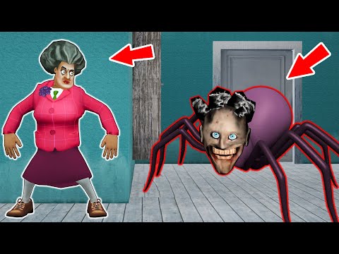 Scary Teacher vs crazy Granny vs Ice Scream - funny horror animation (30 mins of fun)