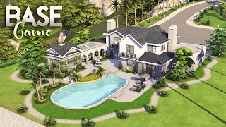 BASE GAME Grande Manor | No CC | 3 Bdr + 4 Bth Luxury Estate | The Sims 4: Speed Build