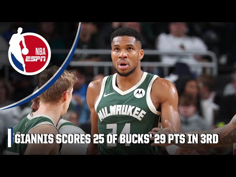 Giannis Antetokounmpo GOES OFF for 25 PTS in 3rd quarter vs. Bulls | NBA on ESPN