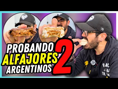 ESPAÑOL prueba ALFAJORES argentinos (PARTE 2): blancos, de licor, Havanna... ¿cuál es mejor?