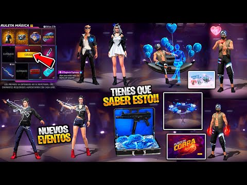 POSIBLES EVENTOS ANTICIPADOS FREE FIRE LATAM ASPECTO Y PUÑOS REVOLUCION EMOTES SAN VALENTIN  Y MAS