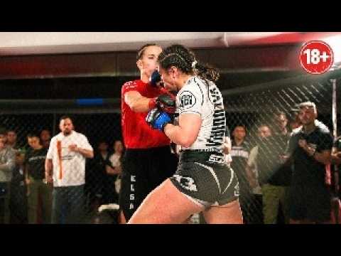 ¡ESPECTACULAR COMBATE FEMENINO! - Elsa Cerezo VS Valkiria | MMA | DWT Fight Club