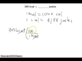 Kilocalories to Joules Conversion