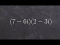 Multiplying Complex Numbers and Box Method