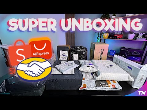 SUPER UNBOXING DE PRODUTOS BONS LEGAIS E BARATOS DO ALIEXPRESS, SHOPEE E MERCADO LIVRE