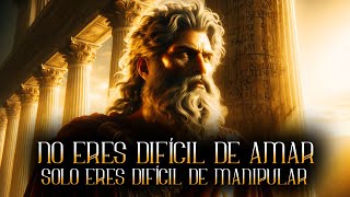 🔥​NO ERES DIFÍCIL DE AMAR! SOLO ERES DIFÍCIL DE MANIPULAR | Reflexiones Estoicas | Estoicismo