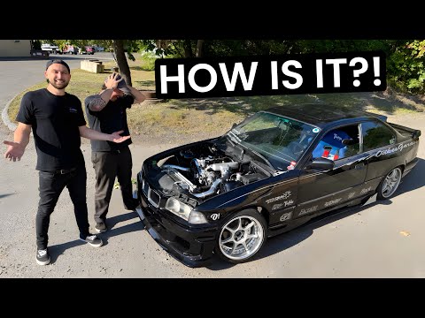 VOLKSWAGEN SWAPPED E36 FIRST TEST DRIVE!!