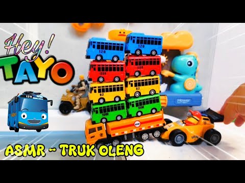 Gadi Wala ,Truk Oleng ,Telolet Basuri & Tayo the Little bus | ASMR TOYS Car