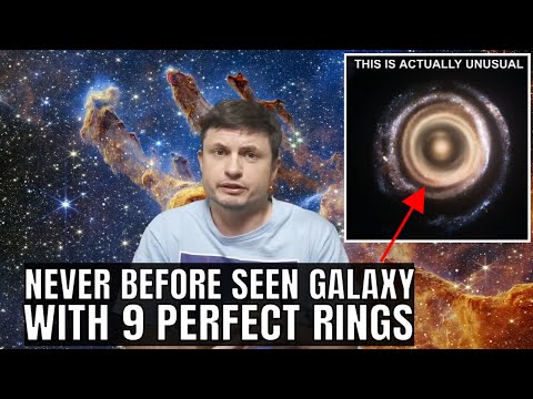 Incredible Discovery of a Galaxy With 9 Perfect Rings