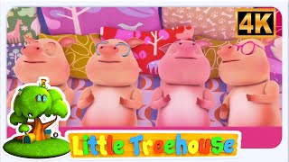 Little Treehouse - Diez en la Cama Canción Infantil para Aprender a Contar Jugando