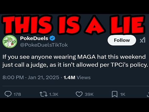 PSA: You ARE Allowed To Wear MAGA Hats At Pokemon Events!