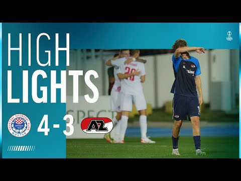 Match Highlights Zrinjski - AZ Alkmaar