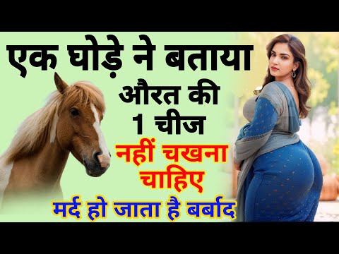 घोड़े ने बताया😱औरत की 1 चीज कभी नहीं चखना चाहिए, मर्द हो जाता है बर्बाद🤫शादीशुदा जरूर देखना