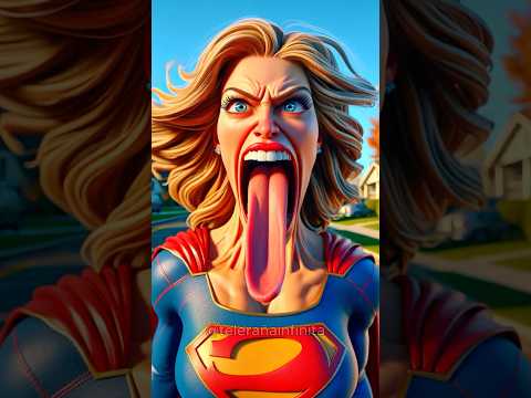 ¡Supergirl perdió el control de su lengua! ¿Hombre Araña podrá salvarla?