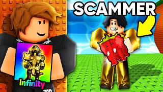 Trolling Scammer With INFINITY BRAINROTS..