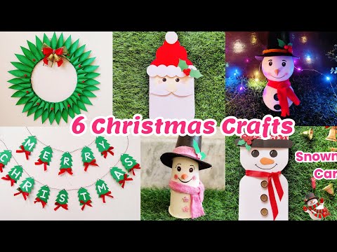 6 Christmas Crafts/Christmas Home Decoration ideas/Simple snd Easy Christmas Decoration ideas