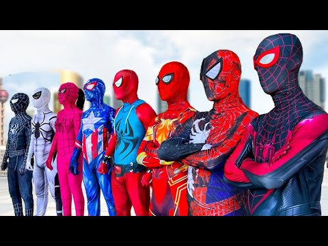 PRO 4 SUPERHERO TEAM || Hey Spider-Man , Go To Trainning Nerf Gun !!! Funny Action Fan Made Movie