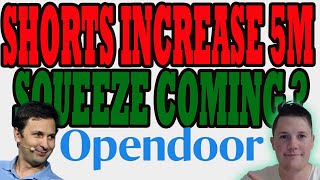 Opendoor Shorts Increased 5M TODAY - Squeeze Coming ?!🔥 BIG Money Secretly BUYING OPEN│ Must Wa