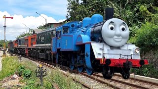 Kereta Api Thomas dan Truck Tangki, Truk Oleng, Dump Truck Berubah Jadi Tayo - Last Train