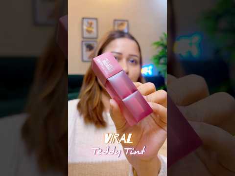 VIRAL Teddy Tint swatch 😲 #maybeline  #teddytint