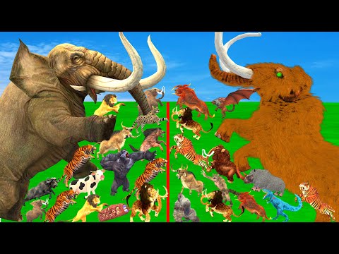 Animal Epic Battle - Savannah vs Jungle Animals | Animal Revolt Battle Simulator