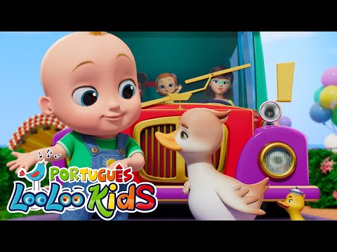 As Rodas do Ônibus! - Músicas Infantis Divertidas - LooLoo Kids Português