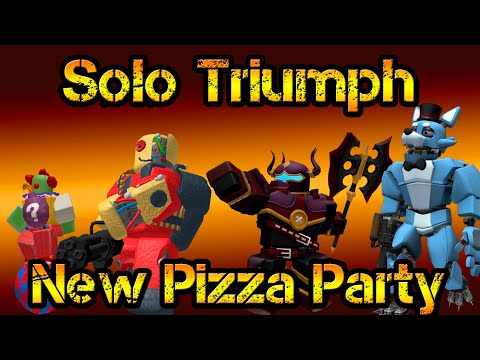 Solo Triumph New Pizza Party Roblox Tower Defense Simulator