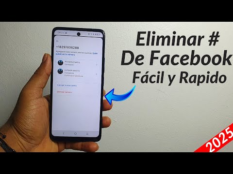 ✅ Fácil y Rápido Eliminar mi Numero de TELEFONO en cuenta FACEBOOK Método (2025)