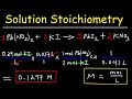 Solving Solution Stoichiometry Problems