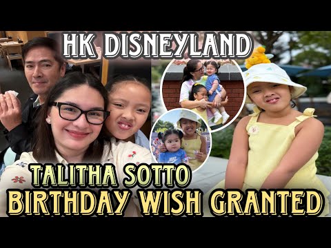 Pauleen Luna at Bosing Vic Sotto pinagbigyan si Tali ng another trip abroad HK DISNEYLAND |Sotto Fam