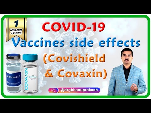 Covid 19 vaccines of india Covishield and Covaxin  list of possible side effects #TrustTheExperts