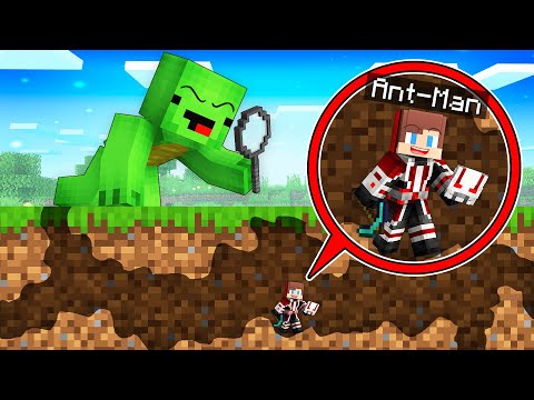 How ANT MAN JJ Trolled Mikey in Minecraft (Maizen)