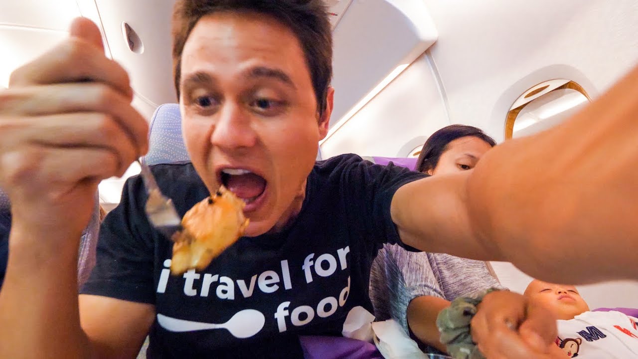 Emirates Airline FOOD REVIEW - Bangkok to Dubai to Munich - Layover at Dubai International Airport - Mark Abroad