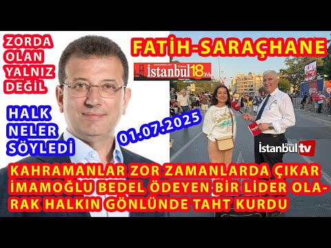 KAHRAMANLAR ZOR ZAMANLARDA ÇIKAR,İMAMOĞLU ARTIK BİR LİDER  OLDU İŞTE HALKIN GÖRÜŞLERİ NE DEDİLER ?