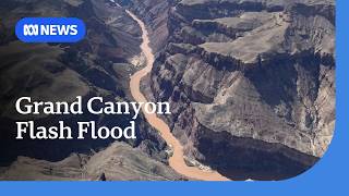 YouTube video thumbnail: One Dead, 15 Missing in Grand Canyon Flash Flooding
