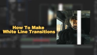 How To Make White Line Transitions In After Effect?
