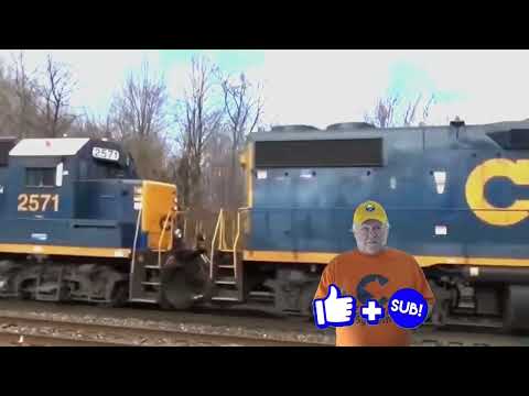 2 Canadian National Engines Pull CSX Train! NS Freight Train w DPU Alright! CSX Train DPU Much More!