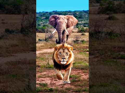 সিংহ তো মরে নাই #funny #elephants #shorts #viral #trending #shortsvideo #lion #tsfunnyvoice