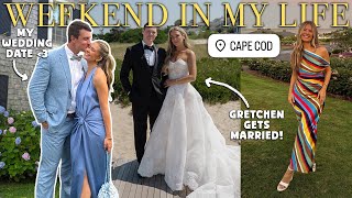 weekend in my life 🦞 cape cod for gretchen + max's wedding!