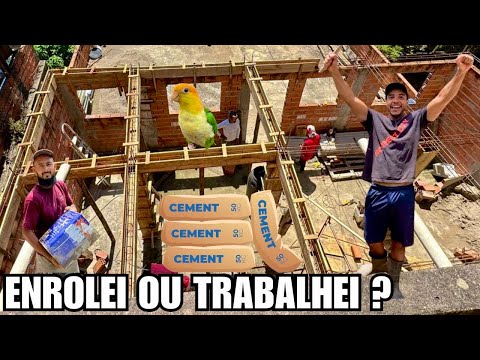 Terminando a reforma das baias | Enchendo as Colunas com muito trabalho | Aves Recriar