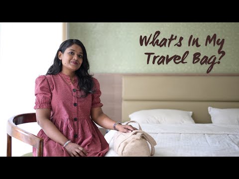 What's in my travel bag? | Disha Malayali Youtuber #BagEssentials #whatsinmybag