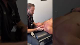 Super satisfying upper body muscle massage...