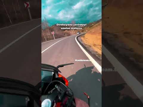 Dereye Uçan Motorcu Sona dikkat !!