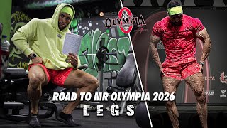 القبية و الكبيورية  LEGS . برنامج تدريب لغيوصلني ل MR olympia 2026 إنشاء الله